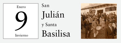 9 de Enero, San Julian y Santa Basilisa