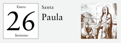 26 de Enero, Santa Paula