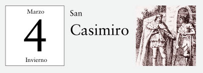 4 de Marzo, San Casimiro