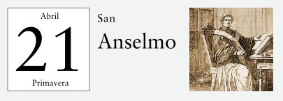 21 de Abril, San Anselmo