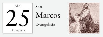 25 de Abril, San Marcos Evangelista
