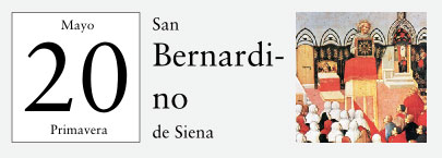 20 de Mayo, San Bernardino de Siena