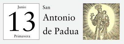 13 de Junio, San Antonio de Padua