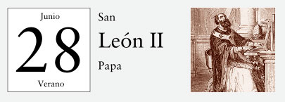 28 de Junio, San León II, Papa