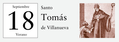 18 de Septiembre, Santo Tomás de Villanueva