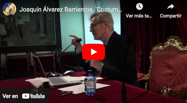 Conferencia de Joaquín Álvarez Barrientos