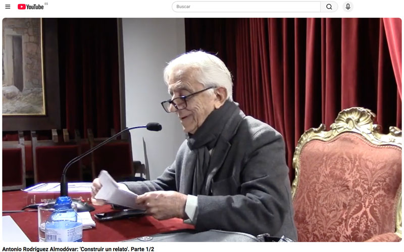 Conferencia de Antonio Rodríguez Almodóvar