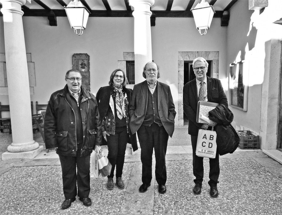 Carmen Romero, Joaquín Díaz y Santiago Esteban