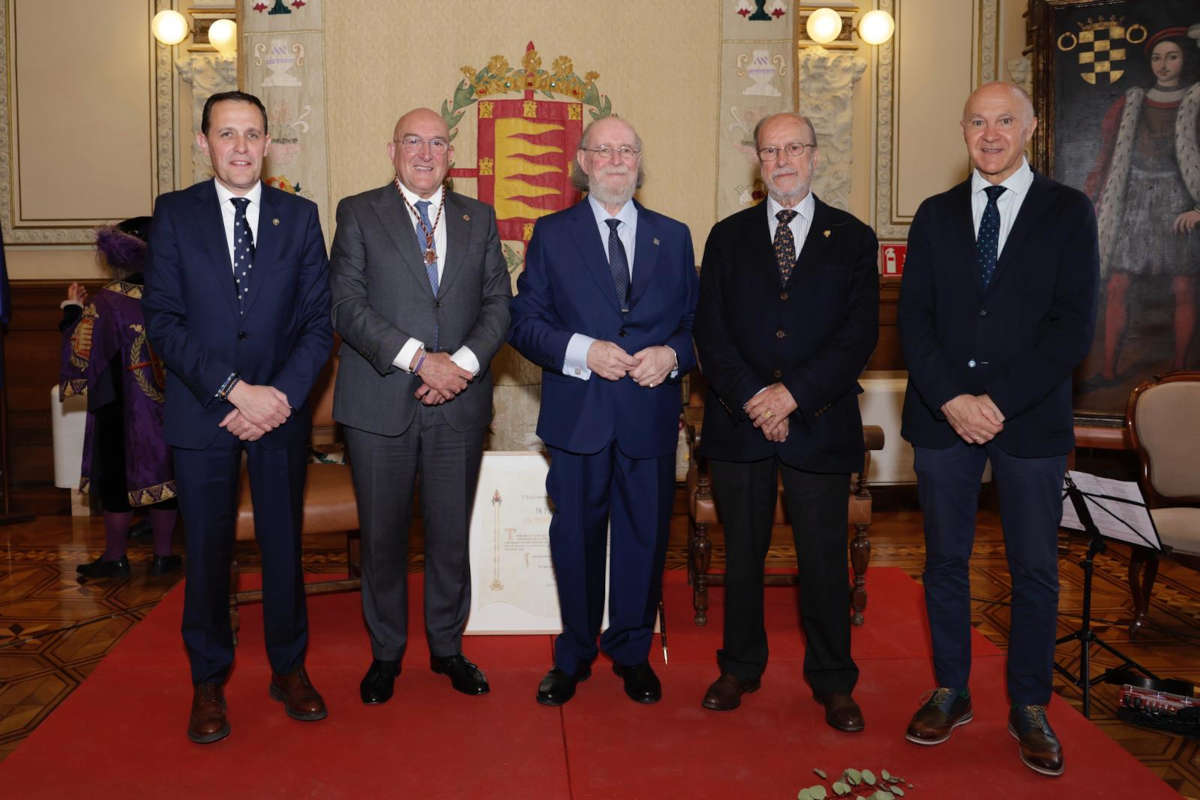 Conrado Íscar, Jesús Julio Carnero, Joaquín Díaz, Francisco Javier León de la Riva y Ramiro Ruiz Medrano