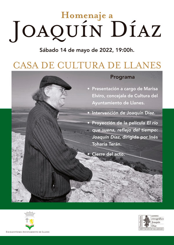 Homenaje a<br />
Joaquín Díaz