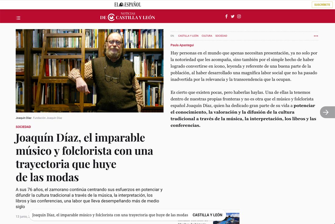 Web de El Español