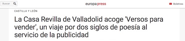 Cabecera de la web de Europa Press