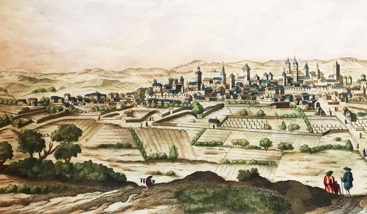 Vue generale de la Ville de Valladolid, Paris, Huquier h. 1750