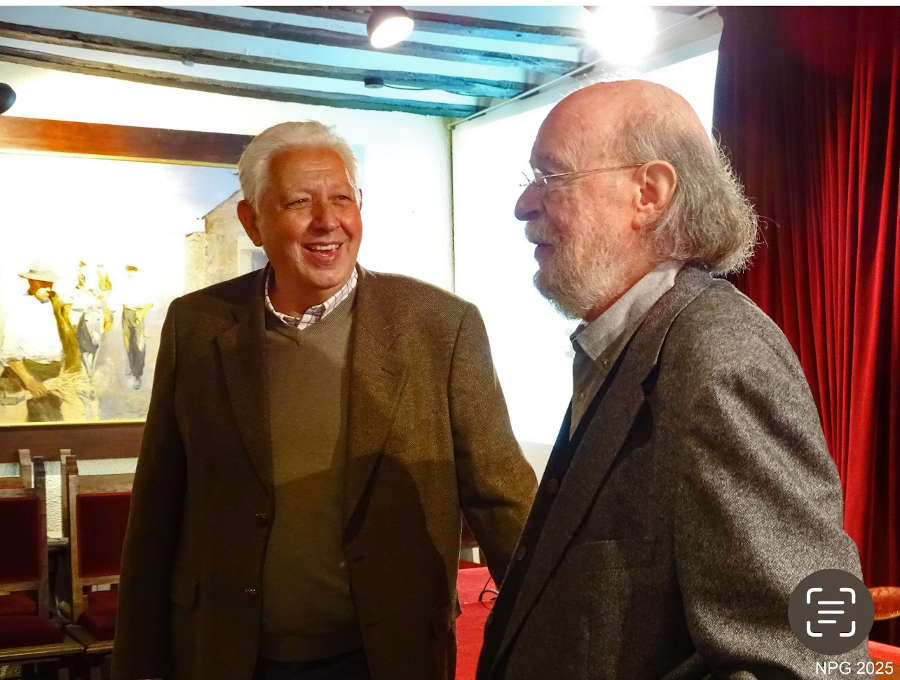 Con Joaquín Rayego