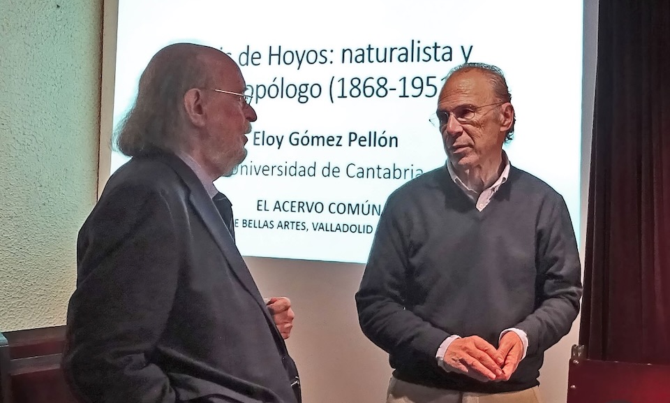 Con Eloy Gómez Pellón