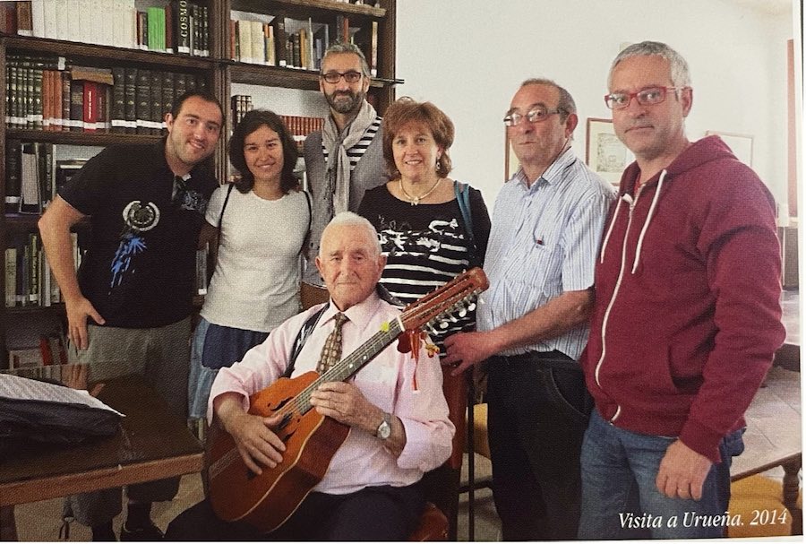 Visita a la Fundación en 2014