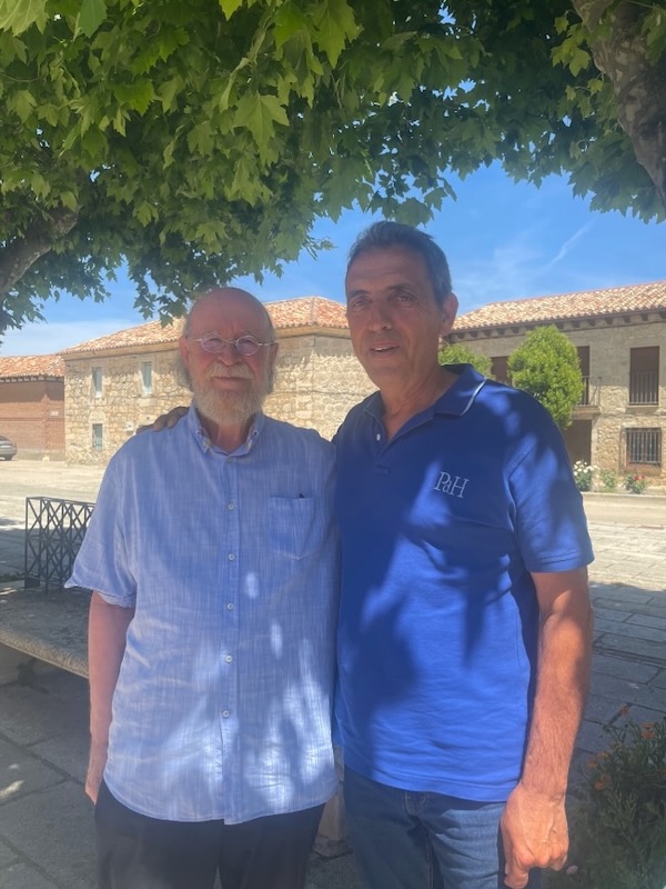 Joaquín Díaz con Pep Gimeno