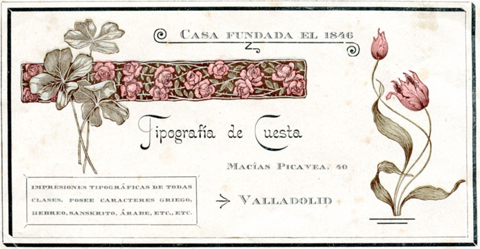 Imprenta Cuesta, Valladolid