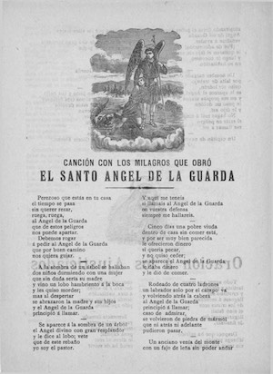 Canción con los milagros que obró EL SANTO ANGEL DE LA GUARDA