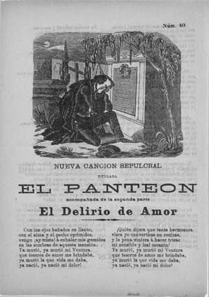 Nueva canción sepulcral titulada EL PANTEON, acompañada de la segunda parte de El Delirio de Amor