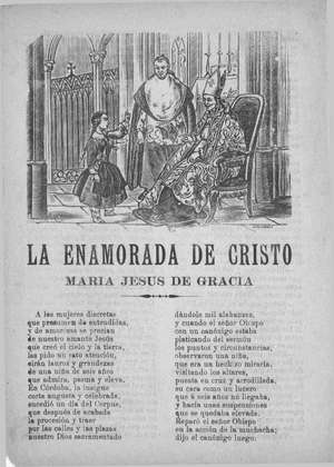 LA ENAMORADA DE CRISTO. María Jesús de Gracia