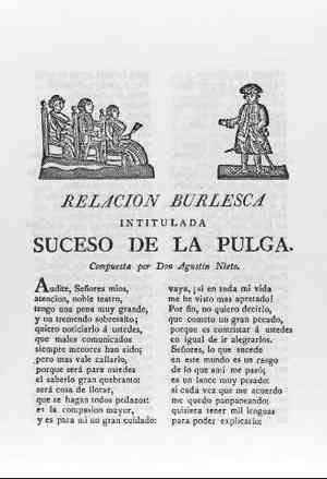 Relación burlesca intitulada SUCESO DE LA PULGA