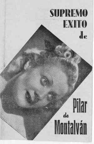SUPREMO ÉXITO DE Pilar de Montalván