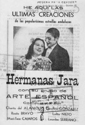 HE AQUÍ LAS ÚLTIMAS CREACIONES de las popularísimas estrellas andaluzas Hermanas Jara con su grupo de ARTE ESPAÑOL