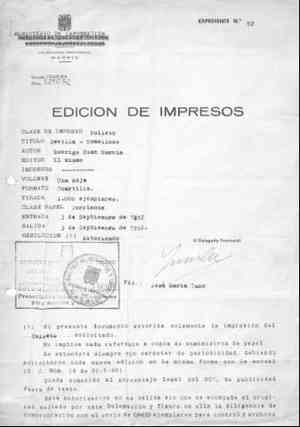 EDICION DE IMPRESOS 3295/52