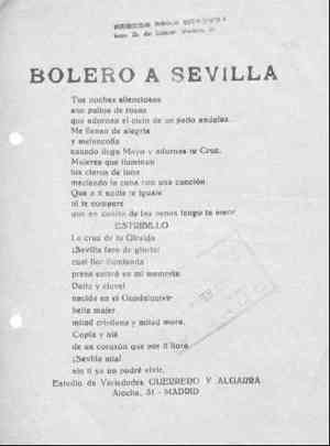BOLERO SEVILLA