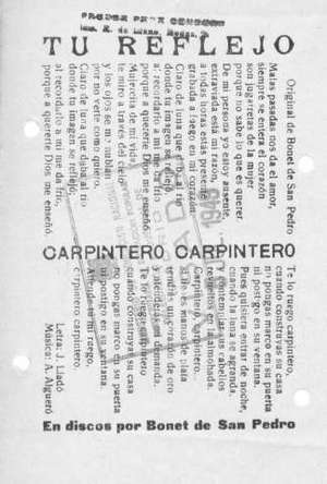 CARPINTERO CARPINTERO