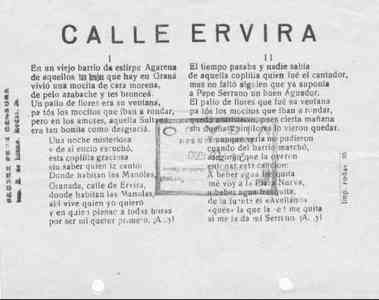 CALLE ERVIRA