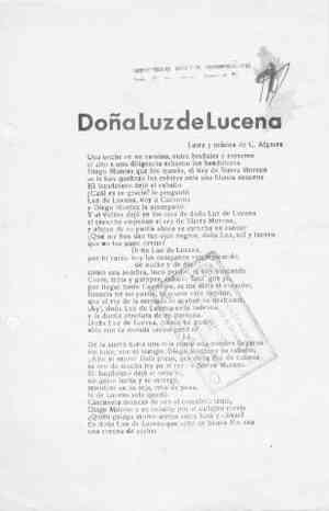 Doña Luz de Lucena