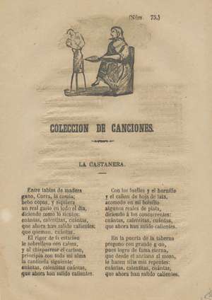 Colección de canciones. La Castañera (Num. 75)