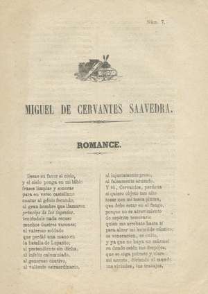 Miguel de Cervantes Saavedra. Romance. Núm. 7.