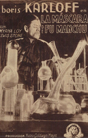 [Programa de mano de película] La máscara de Fu Manchu